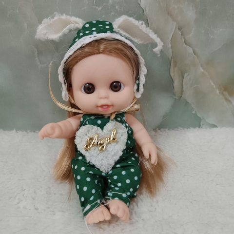 [Đủ mẫu] Bộ Quần Áo Cho Búp Bê Tái Sinh Nhựa mềm 12 cm 5 inch Vinyl Reborn Baby  Doll
