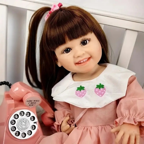 {Đủ Mẫu} Búp Bê 55 cm = 22 inch Thân Nhựa  Reborn Vinyl Doll