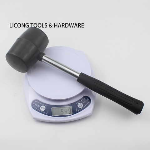 🔥 {Đủ Size} BÚA CAO SU ĐEN CÁN INOX CAO CẤP – KHÔNG ĐÀN HỒI, ĐÓNG ÊM, KHÔNG TRẦY XƯỚC 🔥