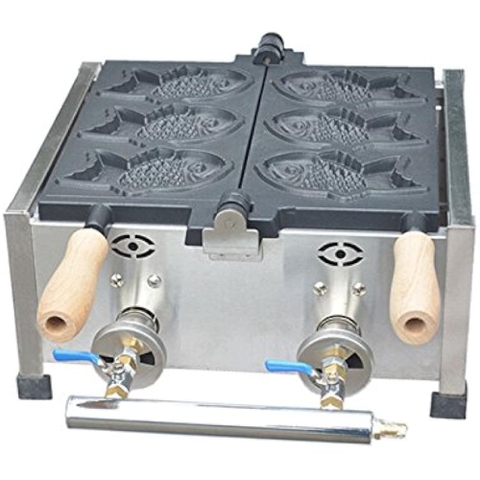 {Đủ Mẫu} Xài Điện, Xài Gas  Máy Nướng Bánh Đường Phố 1500W Waffle Maker Electric 220V EU PLUG