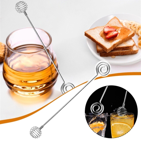 {Đủ Mẫu}🍯 CÂY KHUẤY MẬT ONG TAY CẦM DÀI TIỆN DỤNG