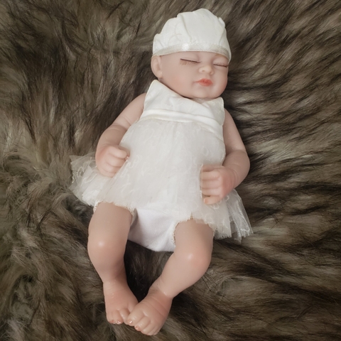 [Đủ mẫu] Búp Bê 11 inch 25 cm  NPK Reborn Full Body Vinyl Doll