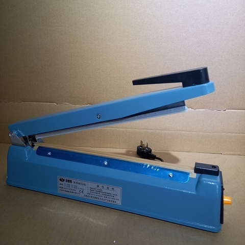 {Đủ Mẫu} Máy Hàn Miệng Túi Nilon [Vỏ Sắt ] Túi Zip Dập Tay Để Bảo Quản Thực Phẩm, Bọc Sản Phẩm Bán Hàng, Cắt Màng Co [Bảo Hành 3 Tháng]