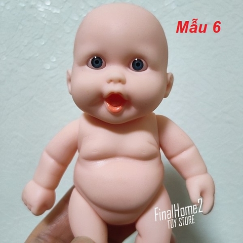 [Đủ mẫu] Búp Bê Nhựa mềm 12 cm 5 inch Vinyl reborn Baby Doll