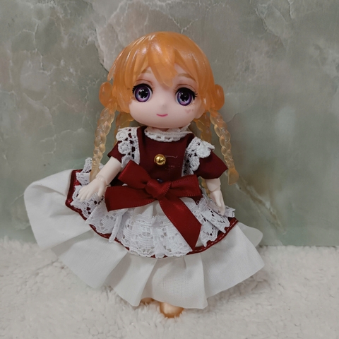 Búp bê khớp BJD 4 inch 13 cm hoạt hình Lắp Ráp Tóc Style Dbs Dream Fairy Maytree OB11 Starlight Academy