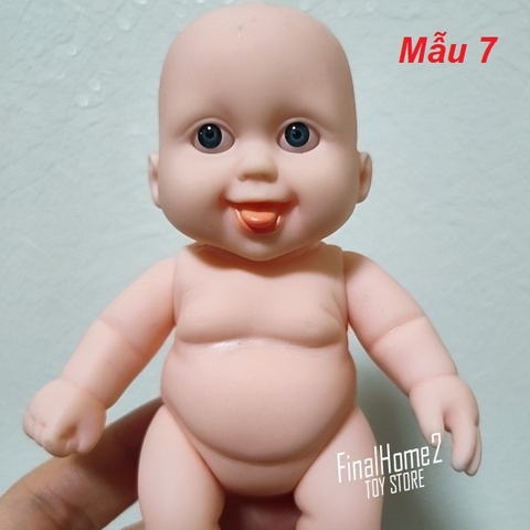 [Đủ mẫu] Búp Bê Nhựa mềm 12 cm 5 inch Vinyl reborn Baby Doll
