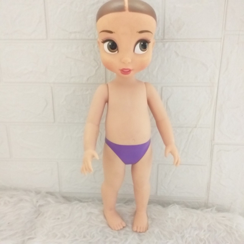 Búp Bê Trọc Disney Animator 39 Cm + bộ tóc giả may ( tóc màu ngẫu nhiên)