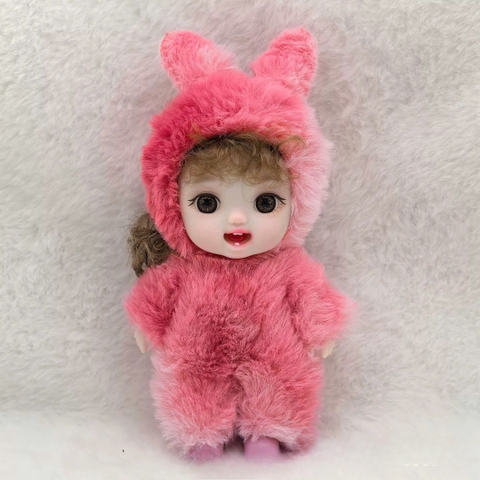 🧸 Búp Bê Nhựa Vinyl Dễ Thương 16 cm 6 inch Đồ Chơi Quà Tặng Sinh Nhật