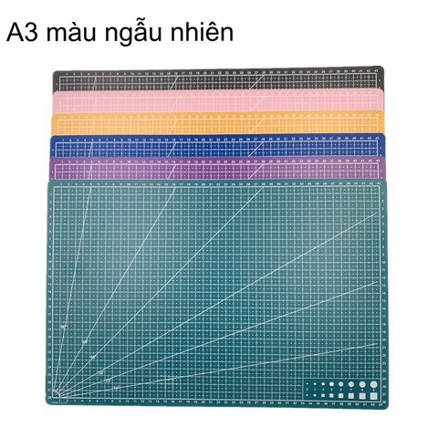 Tấm Cắt Hai Mặt, Thớt Cắt Giấy Khắc Tỉa Rau Củ Quả Nghệ Thuật Bảng Kê  Cutting Mat Khổ A3, A4, A5  Làm Đồ Handmade DIY