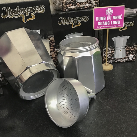 Ấm Pha Cà Phê Moka Express 600ml/12cup Italy Cao Cấp Phong Cách Ý Truyền Thống - Make The Best Coffee With Moka Pot SP003411