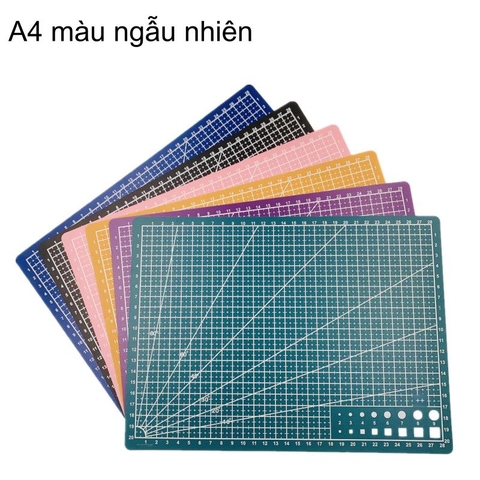 Tấm Cắt Hai Mặt, Thớt Cắt Giấy Khắc Tỉa Rau Củ Quả Nghệ Thuật Bảng Kê  Cutting Mat Khổ A3, A4, A5  Làm Đồ Handmade DIY