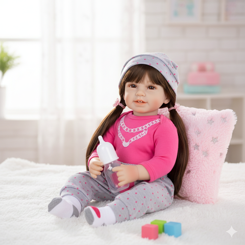 {Đủ Mẫu} Bộ Quần Áo Trẻ Em Sơ Sinh 5–8kg Váy Công Chúa, Búp Bê Tái Sinh 50–55–66cm