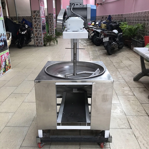 Máy Sên Nhân, Chảo Xào Nhân Làm Bánh 1/2HP 220V Đốt Bằng GAS PVN9250