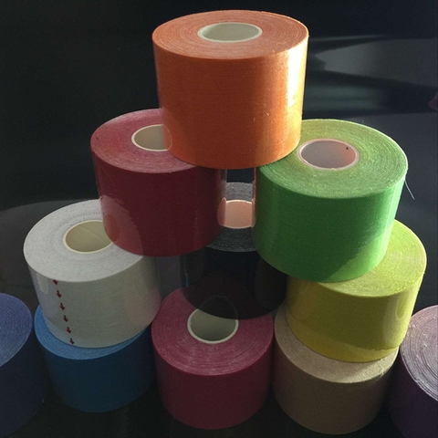 Băng Keo Thể Thao 5cm*5m Kinesiology Băng Dán Cơ Thể Thao, Băng Keo Vải Phục Hồi Chấn Thương Khi Vận Động Mạnh Hồi Phục Cơ  PVN6954