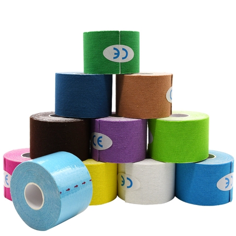 Băng Keo Thể Thao 5cm*5m Kinesiology Băng Dán Cơ Thể Thao, Băng Keo Vải Phục Hồi Chấn Thương Khi Vận Động Mạnh Hồi Phục Cơ  PVN6954