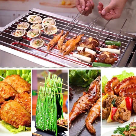 Bếp Điện Không Khói, Bếp Nướng Hải Sản BBQ 2800W  Đa Năng Nướng Thịt Xiên, Hải Sản, Đồ Ăn Nhanh