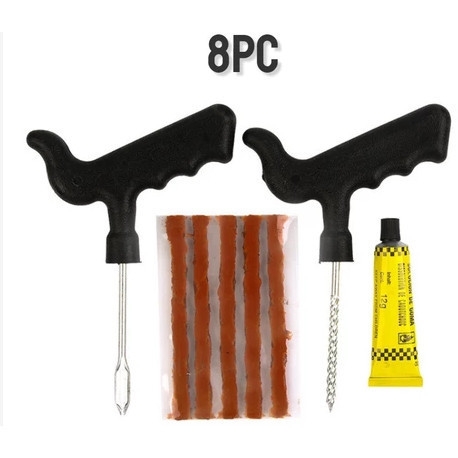 🔧 Bộ 8 Món Dụng Cụ Vá Lốp Không Săm Ô Tô, Xe Máy PVN9554