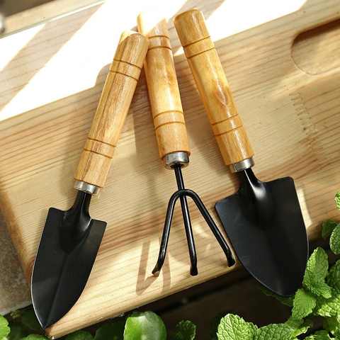 Bộ Dụng Cụ Làm Vườn 3 Món Vừa (Xẻng – Xới – Cào) PVN7878