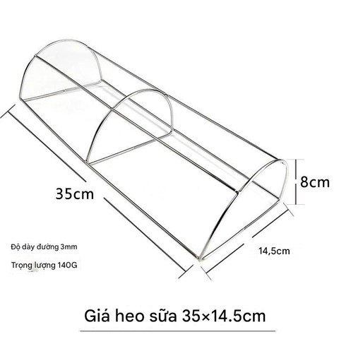 Móc Heo Sữa Inox Vuông Dày – Bộ Phụ Kiện Quay Heo Sữa Chuyên Nghiệp