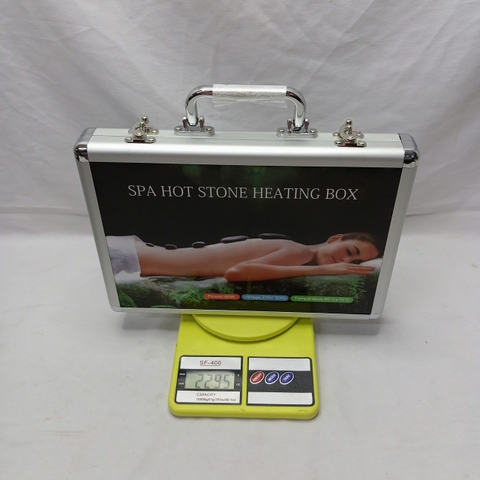 Bộ Hộp Nhôm Hấp Đá Nóng Massage (Cắm Điện) + 16 Viên Đá Cao Cấp PVN8190