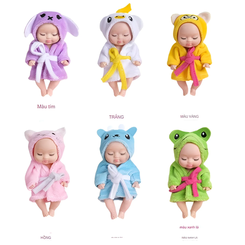 {Đủ Mẫu} Búp Bê Em Bé Sơ Sinh 11 cm 3.5 inch