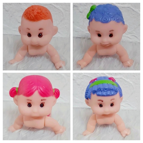 Búp Bê Nhựa Bé leo núi 9 cm 3.5 inch mắt 3D Doll (Hàng tồn kho)​​​​​​​