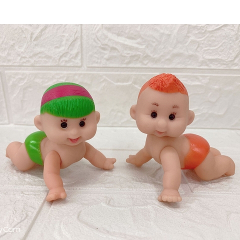 Búp Bê Nhựa Bé leo núi 9 cm 3.5 inch mắt 3D Doll (Hàng tồn kho)​​​​​​​