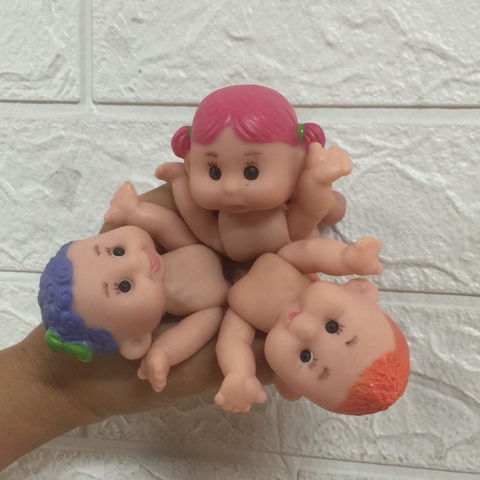 Búp Bê Nhựa Bé leo núi 9 cm 3.5 inch mắt 3D Doll (Hàng tồn kho)​​​​​​​