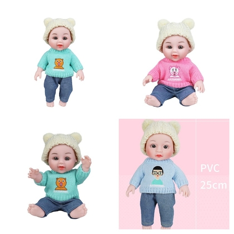 {Đủ Mẫu} Búp Bê Tái Sinh Nhựa Nathaniel 25 cm 10 inch Reborn Vynil Doll