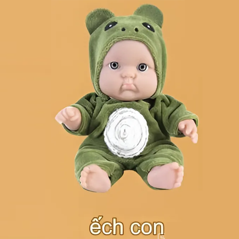 [đủ mẫu] Quần Áo Búp Bê Tái Sinh Nhựa Mềm 18 cm 7 inch, 8 inch 21 cm Vinyl Reborn Baby Doll