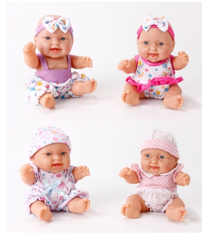 [Đủ mẫu] Búp Bê  Nhựa Mềm Mại 25 Cm = 10 Inch Body Full Silicon Vinyl Doll