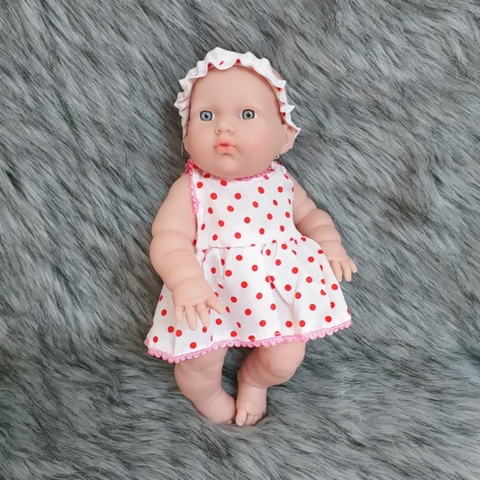 [Đủ mẫu] Búp Bê  Nhựa Mềm Mại 25 Cm = 10 Inch Body Full Silicon Vinyl Doll