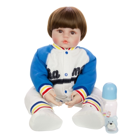 [Đủ mẫu] Búp Bê  Thân Gòn  Mềm Mại 60 cm = 24 inch Reborn Silicon Vinyl Doll