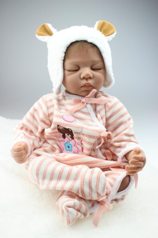 (Đủ mẫu) Búp Bê 55 cm = 22 inch Thân Gòn NPK Reborn Vinyl Doll (Hàng Tồn Kho}