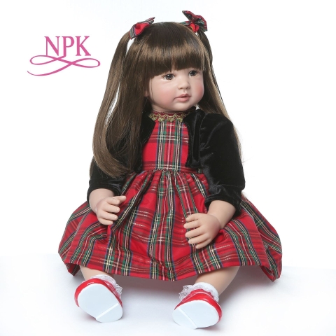 [Đủ mẫu] Búp Bê  Thân Gòn  Mềm Mại 60 cm = 24 inch Reborn Silicon Vinyl Doll