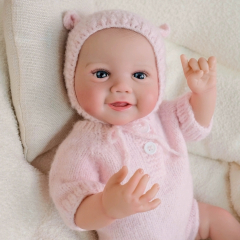 {Đủ Mẫu} Búp Bê Tái Sinh Thân Gòn + Thân Nhựa Mềm Mại 50 cm = 19 inch NPK Reborn Silicon Vinyl Doll