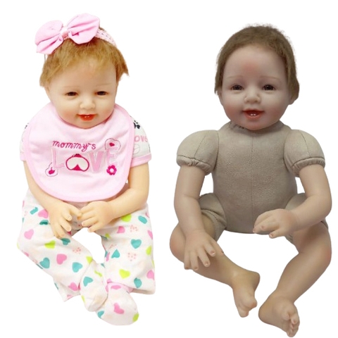 (Đủ mẫu) Búp Bê 55 cm = 22 inch Thân Gòn NPK Reborn Vinyl Doll (Hàng Tồn Kho}