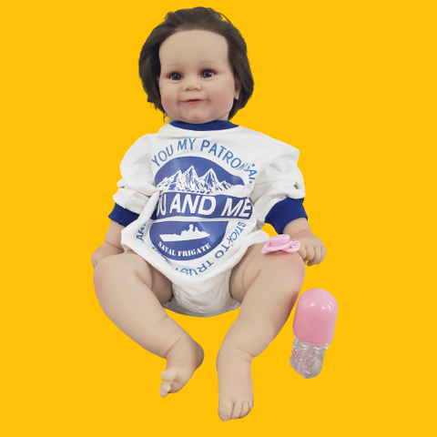 [Đủ mẫu] Búp Bê  Thân Gòn  Mềm Mại 60 cm = 24 inch Reborn Silicon Vinyl Doll