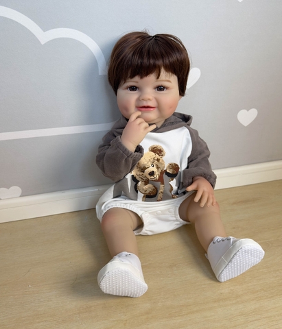 {Đủ Mẫu} Búp Bê 55 cm = 22 inch Thân Nhựa  Reborn Vinyl Doll