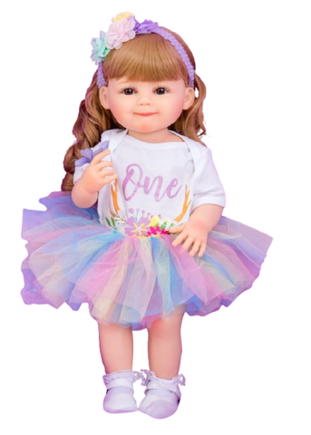 {Đủ Mẫu} Búp Bê 55 cm = 22 inch Thân Nhựa  Reborn Vinyl Doll