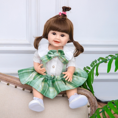{Đủ Mẫu} Búp Bê 55 cm = 22 inch Thân Nhựa  Reborn Vinyl Doll
