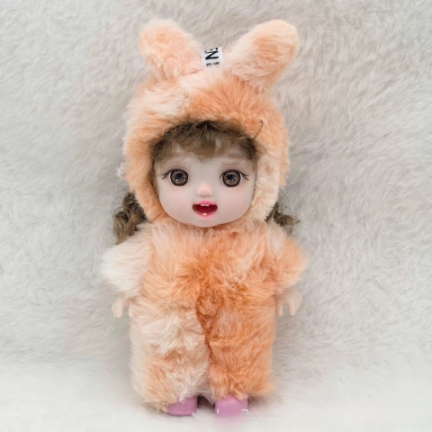 🧸 Búp Bê Nhựa Vinyl Dễ Thương 16 cm 6 inch Đồ Chơi Quà Tặng Sinh Nhật