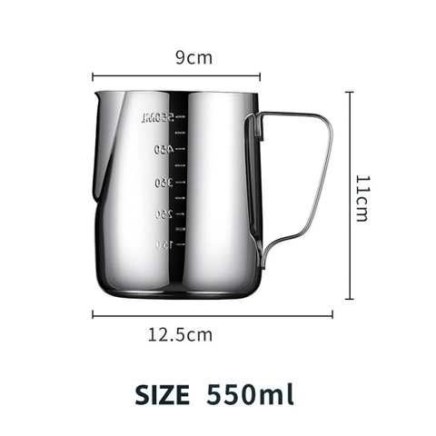 Ca Đánh Sữa Lạnh Tạo Bọt Sữa Đa Năng, CA SỤC  Inox 304 Double Mesh Milk Frother