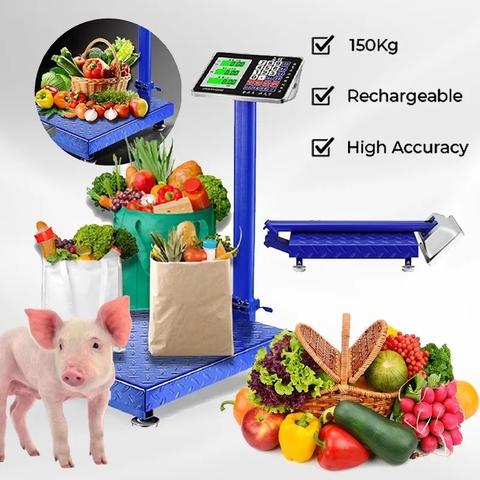 Cân Bàn Điện Tử Tính Tiền 180kg 50 Gr, Chính Xác, Ổn Định, Bền Bỉ Electric Digital Scale PVN5986