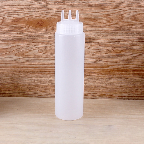 {Đủ Màu} Chai Nhựa Bóp Đựng Tương Ớt, Nước Sốt Gia Vị, Dụng Cụ Nhà Bếp Plastic Bottle Of Tomato Sauce