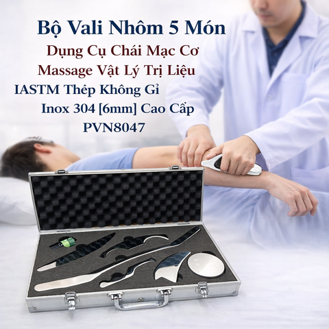 {Đủ Mẫu} Bộ Dụng Cụ Chải Cơ IASTM Vật lý Trị Liệu & Thư Giãn Sâu Cho Cơ Bắp Bằng Thép Không Gỉ Đa Năng Massage Physiotherapy Physical Therapy Tool