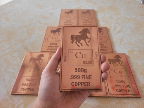 🌟 ĐỒNG THỎI NGUYÊN CHẤT CU 999.9 Hình 🐎 Ngựa – QUÀ TẶNG PHONG THỦY, ĐẦU TƯ GIÁ TRỊ 🌟