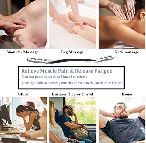 {Đủ Mẫu} Bộ Dụng Cụ  Chải Cơ IASTM Vật lý Trị Liệu & Thư Giãn Sâu Cho Cơ Bắp Bằng Thép Không Gỉ Đa Năng Massage Physiotherapy Physical Therapy Tool