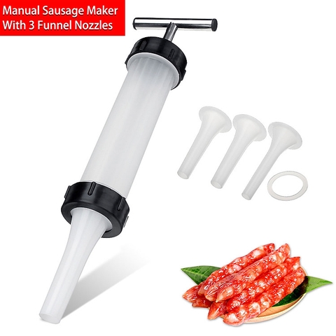 {Đủ mẫu} Bộ Dụng Cụ Ống Nhồi Xúc Xích, Lạp Xưởng, Dồi, Tạo Viên Thiết kế tiện dụng