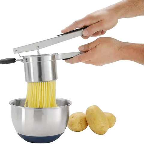 {Đủ Mẫu} Dụng Cụ Nghiền Khoai Tây, Ép Củ Quả  Inox Cap Cấp Potato Masher Ricer
